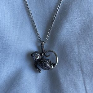 Brighton monkey necklace